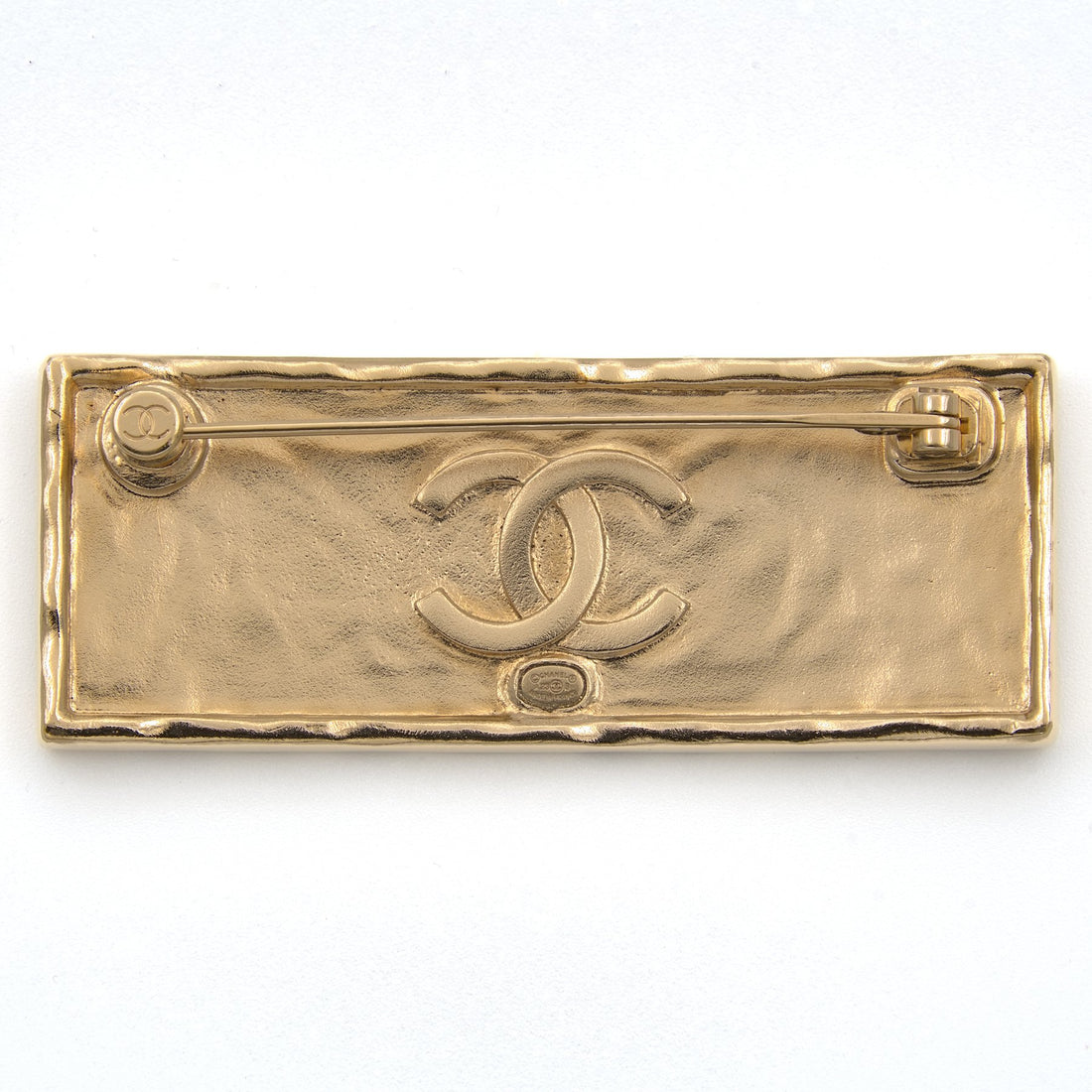 Chanel - Gold-plated, Metal, Leather - Brooch